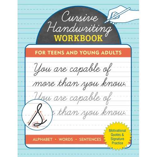 Cursive Handwriting Workbook for Teens and Young Adults - Paperback