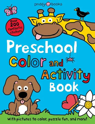 Preschool Color & Activity Book: With Pictures to Color, Puzzle Fun, and More! - Paperback
