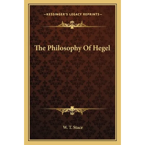 The Philosophy Of Hegel - Paperback