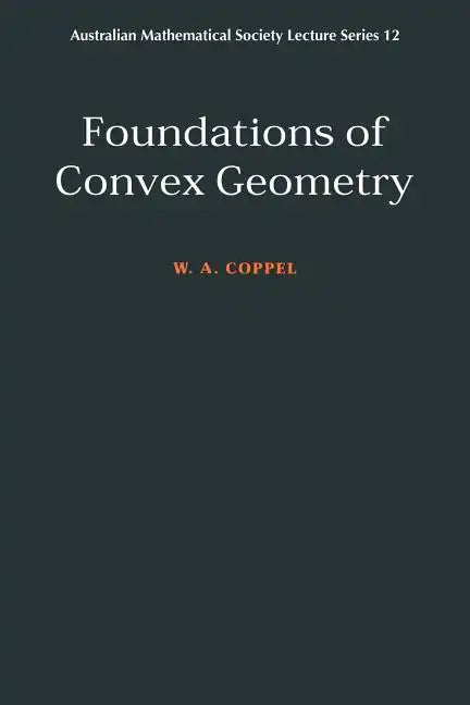 Foundations of Convex Geometry - Paperback
