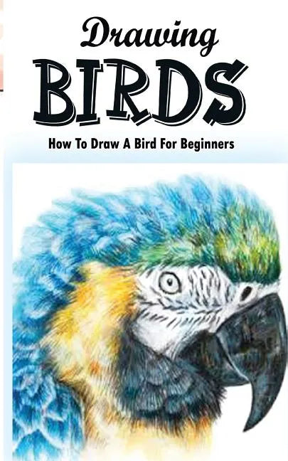 Drawing Birds: How To Draw A Bird For Beginners: How To Draw Birds Step By Step Guided Book - Paperback