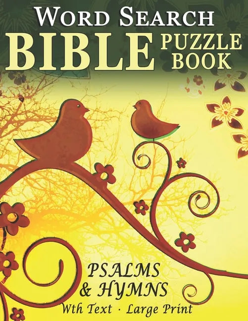 Word Search Bible Puzzle Book- Psalms and Hymns: Puzzles for People with Dementia [With Text] (Large Print) - Paperback