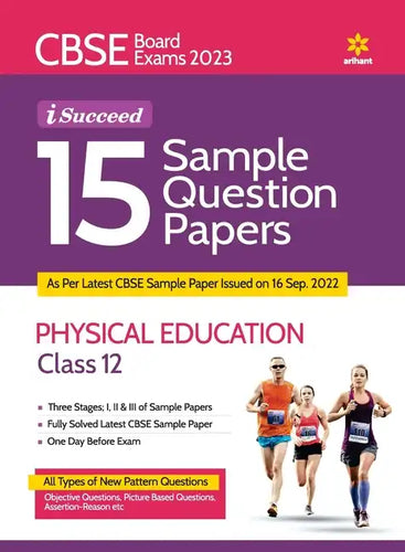 CBSE Board Exam 2023 I-Succeed 15 Sample Question Papers Physical Education Class 12th - Paperback