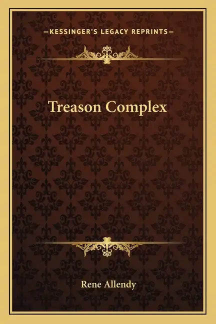 Treason Complex - Paperback