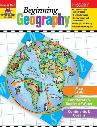 Beginning Geography, Kindergarten - Grade 2 Teacher Resource - Paperback