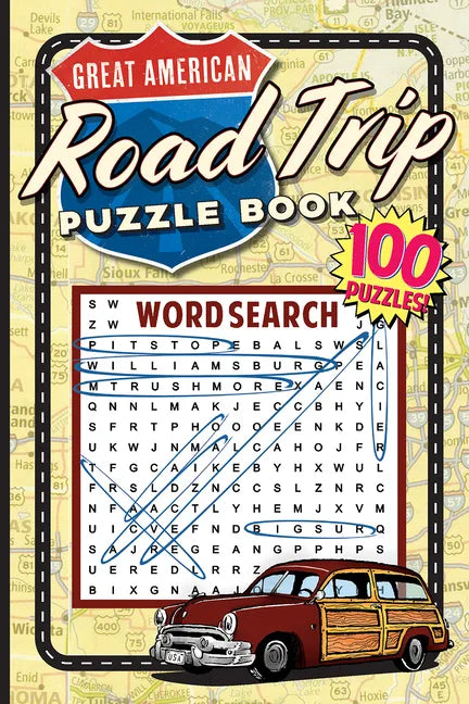 Great American Road Trip Puzzle Book (100) - Paperback