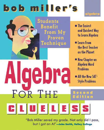Bob Miller's Algebra for the Clueless, 2nd Edition - Paperback