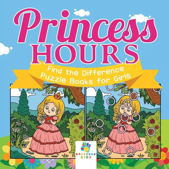 Princess Hours Find the Difference Puzzle Books for Girls - Paperback