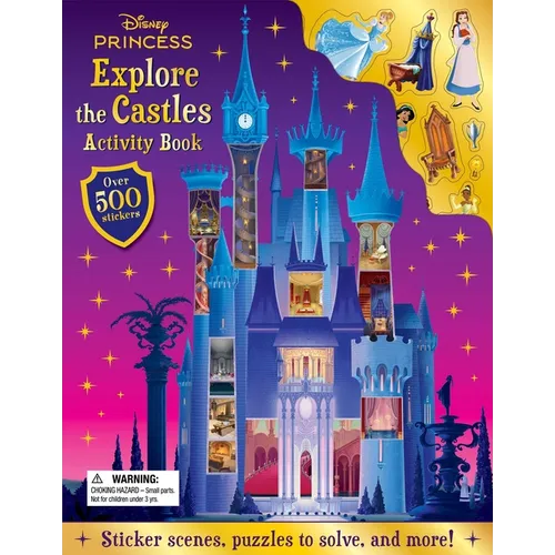 Disney Princess: Explore the Castles Activity Book: With Over 500 Stickers - Paperback