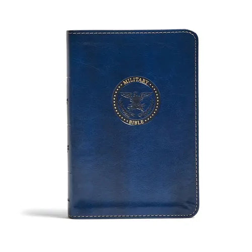 CSB Military Bible, Royal Blue Leathertouch - Imitation Leather