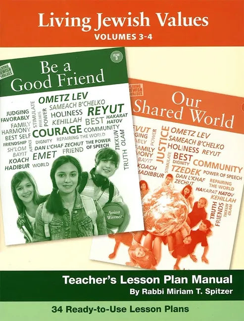 Living Jewish Values Lesson Plan Manual (Vol 3 & 4) - Paperback
