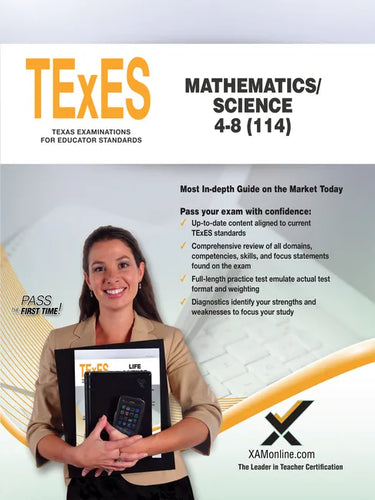 TExES Mathematics/Science 4-8 (114) - Paperback