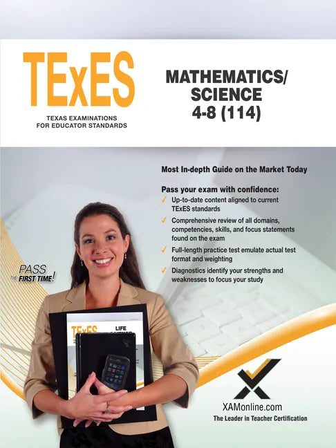 TExES Mathematics/Science 4-8 (114) - Paperback