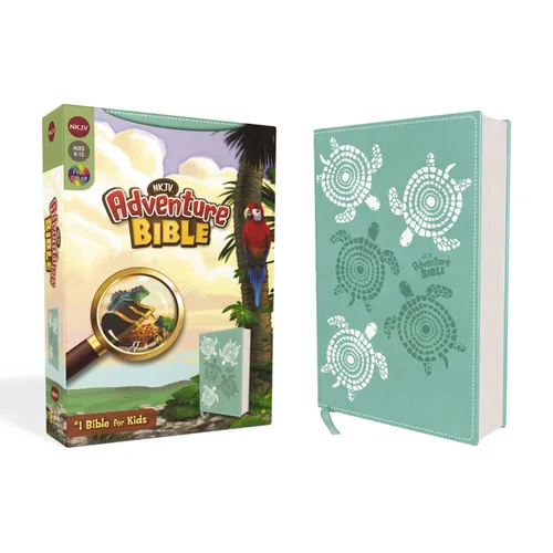 Nkjv, Adventure Bible, Leathersoft, Teal, Full Color - Imitation Leather