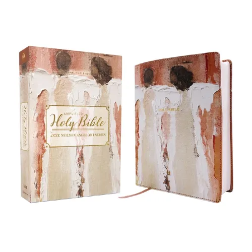 Amplified Holy Bible, Anne Neilson Angel Art Series, Leathersoft, Blush - Imitation Leather