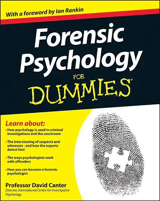 Forensic Psychology For Dummies - Paperback