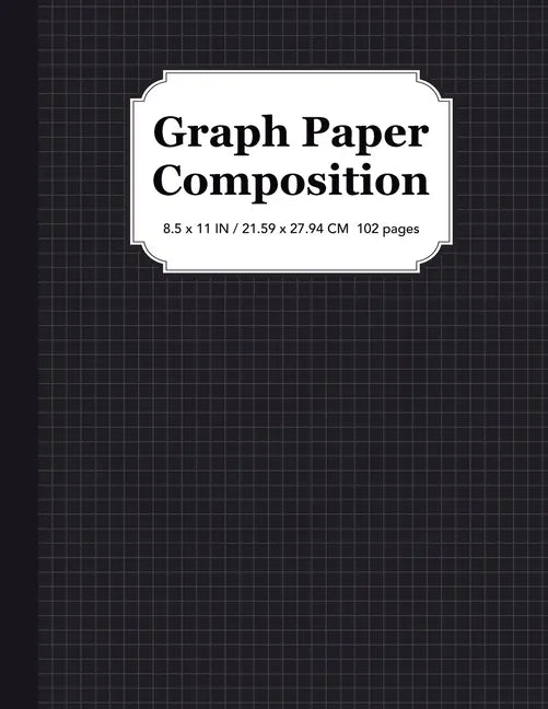 Graph Paper Composition Notebook: Quad Ruled 5x5, Grid Paper for Students in Math and Science - Paperback