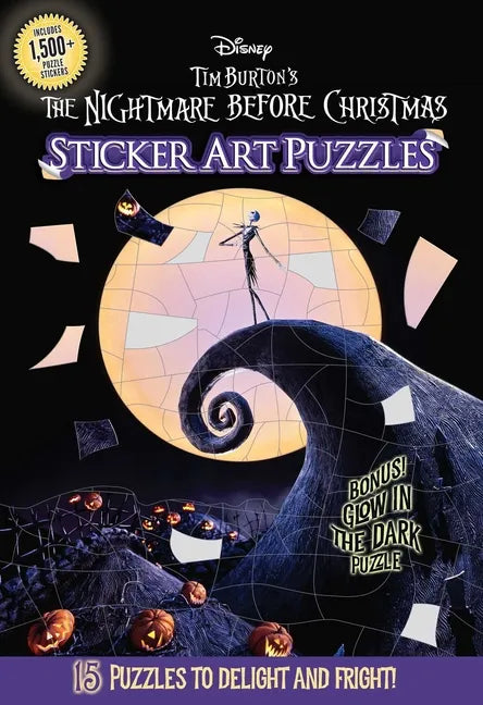 Disney Tim Burton's the Nightmare Before Christmas Sticker Art Puzzles - Paperback