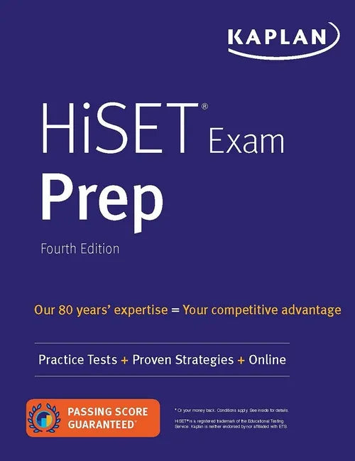 Hiset Exam Prep: Practice Tests + Proven Strategies + Online - Paperback