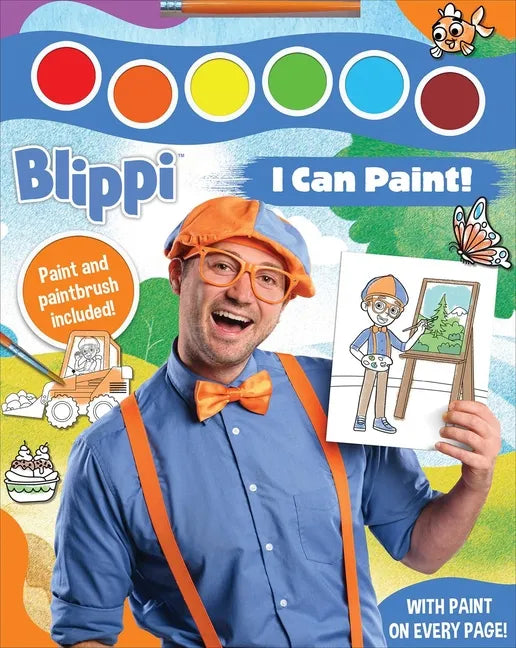 Blippi: I Can Paint! - Paperback