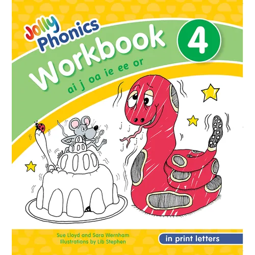 Jolly Phonics Workbook 4: In Print Letters (American English Edition) - Paperback