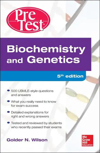 Biochemistry and Genetics Pretest Self-Assessment and Review 5/E - Paperback