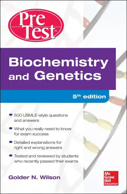 Biochemistry and Genetics Pretest Self-Assessment and Review 5/E - Paperback