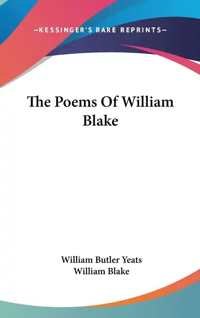 The Poems Of William Blake - Hardcover