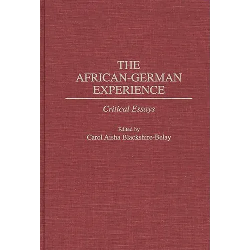 The African-German Experience: Critical Essays - Hardcover