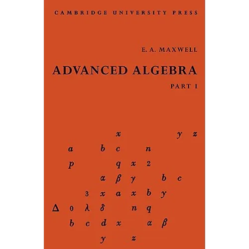 Advanced Algebra, Part 1 - Paperback