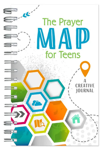 The Prayer Map for Teens: A Creative Journal - Spiral