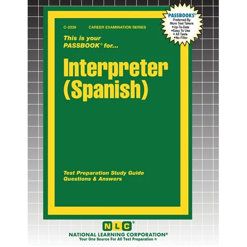 Interpreter (Spanish) - Paperback