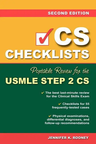 CS Checklists: Portable Review for the USMLE Step 2 Cs, Second Edition - Paperback
