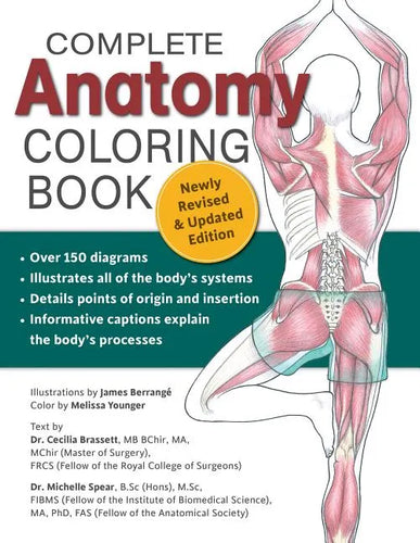 Complete Anatomy Coloring Book, Newly Revised and Updated Edition - Paperback