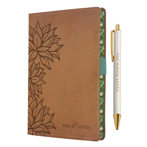 The White Lotus Journal and Pen Set - Paperback