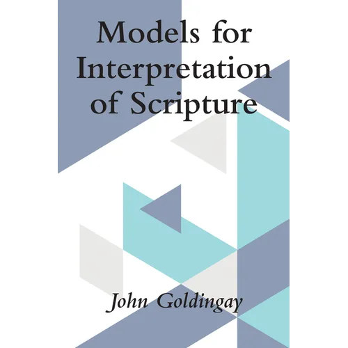 Models for Interpretation of Scripture - Paperback