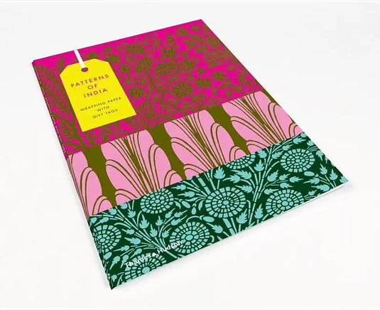 Patterns of India: 10 Sheets of Wrapping Paper with 12 Gift Tags - Paperback