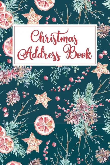 Christmas Address Book: Holiday Card List Book & Organizer - Paperback