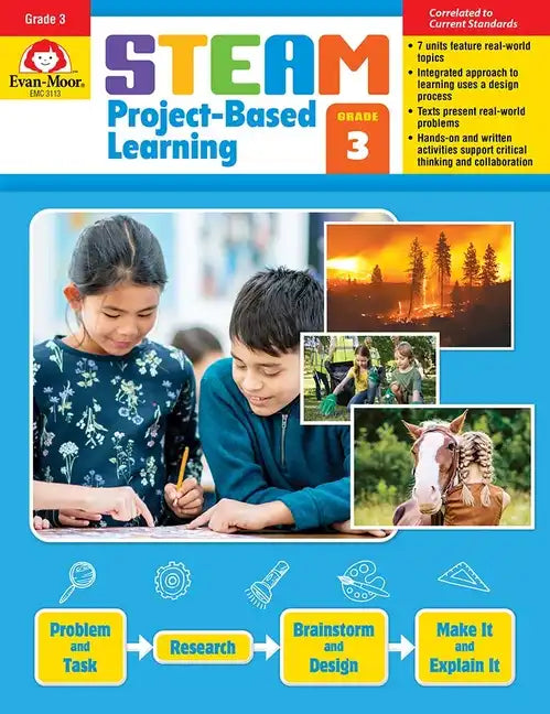 Steam Project-Based Learning, Grade 3 Teacher Resource - Paperback