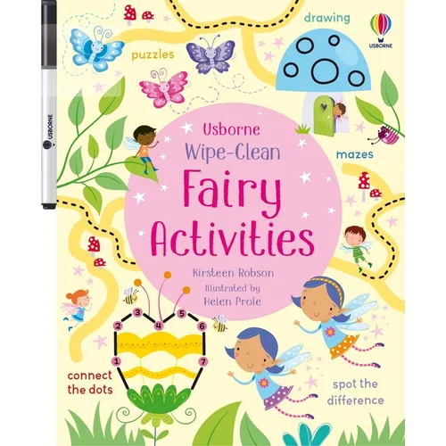 Wipe-Clean Fairy Activities - Paperback