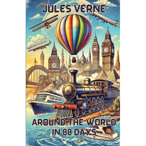 Around The World In 80 Days(Illustrated) - Paperback