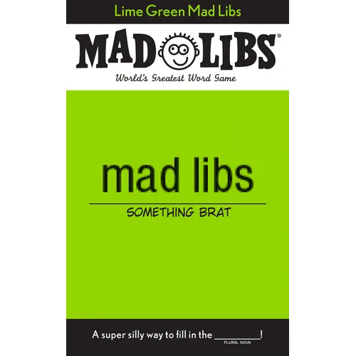 Lime Green Mad Libs: World's Greatest Word Game - Paperback