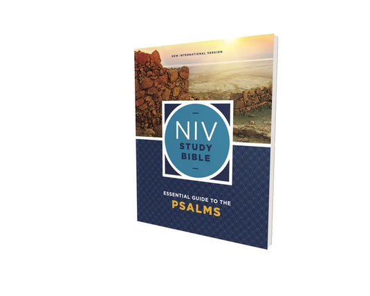 NIV Study Bible Essential Guide to Psalms, Paperback, Red Letter, Comfort Print Softcover - Paperback