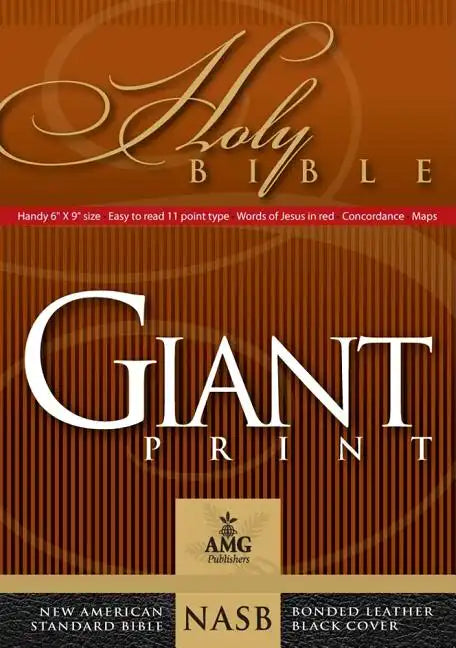 Giant Print Handy-Size Bible-NASB - Bonded Leather