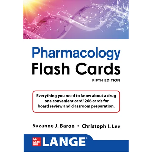 Lange Pharmacology Flash Cards, Fifth Edition - Hardcover