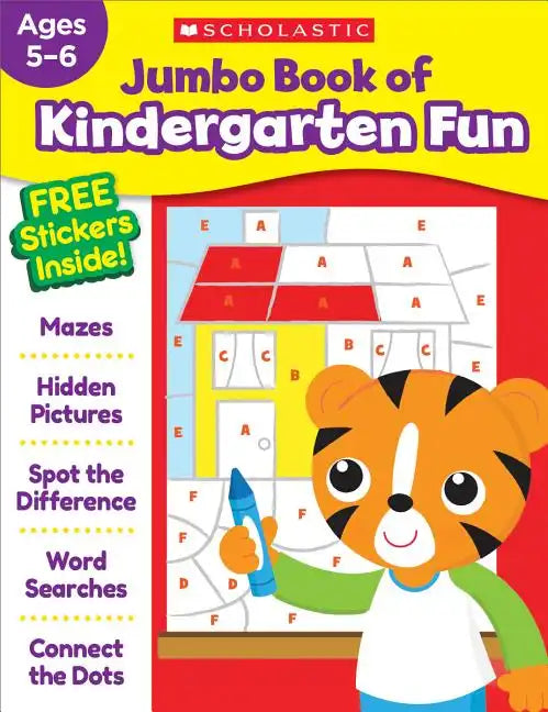 Jumbo Book of Kindergarten Fun Workbook - Paperback