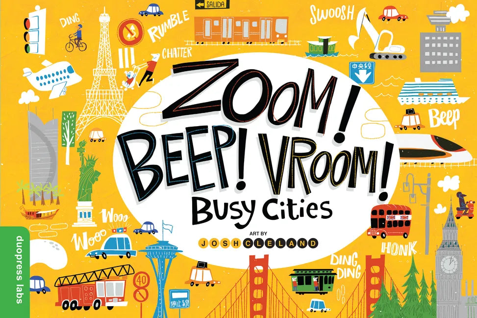 Zoom! Beep! Vroom! Busy Cities - Board Book