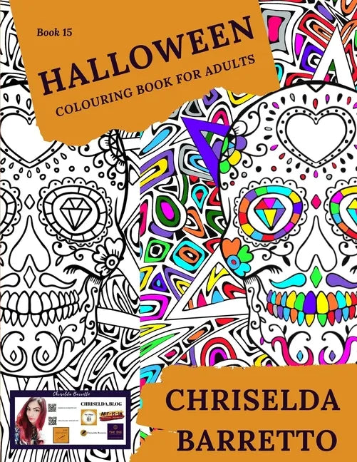 Halloween: Colouring Book For Adults - Paperback