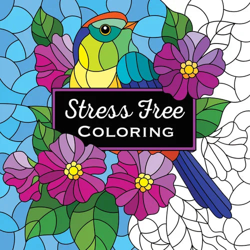 Stress Free Coloring (Each Coloring Page Is Paired with a Calming Quotation or Saying to Reflect on as You Color) (Keepsake Coloring Books) - Paperback