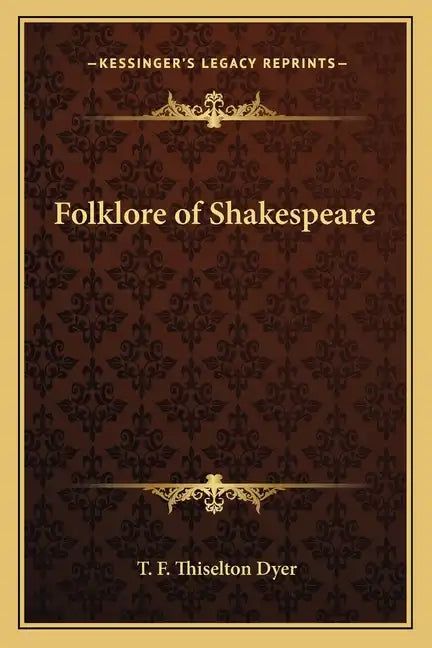 Folklore of Shakespeare - Paperback